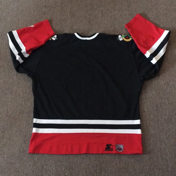Vintage Chicago Black Hawks Starter Jersey - Picture 6 of 7